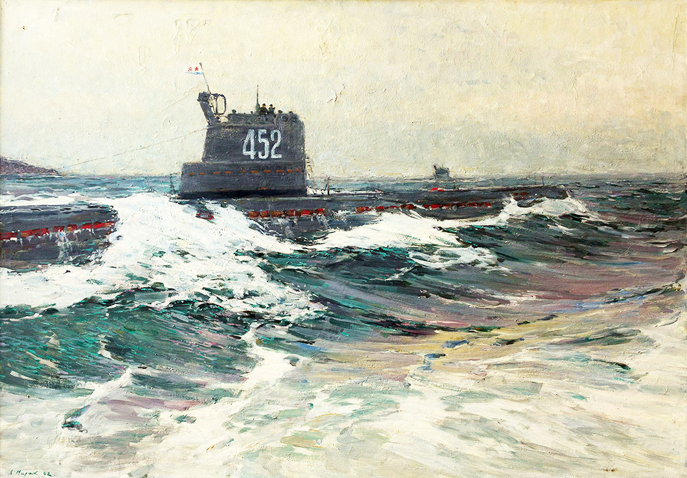 «На морі». 1962. Полотно, олія